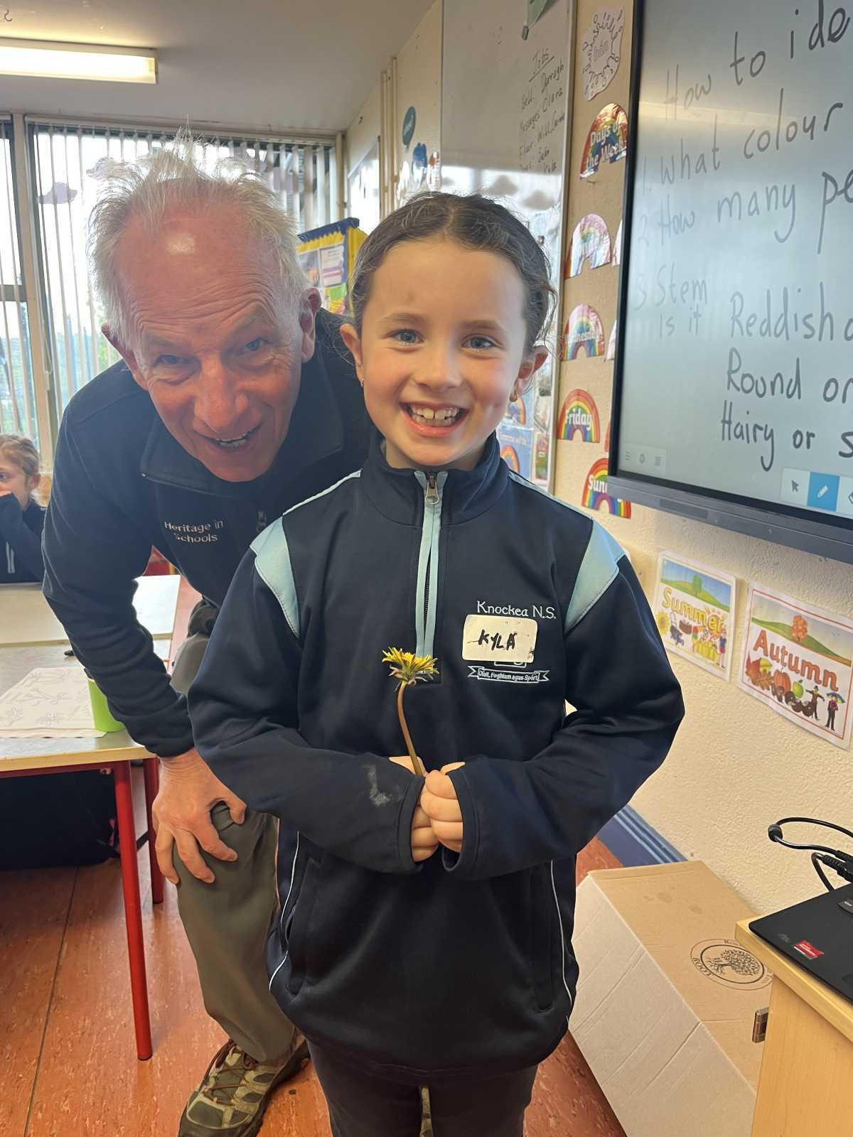 Geoff Hunt -Heritage in Schools Visit -WildFlowers 