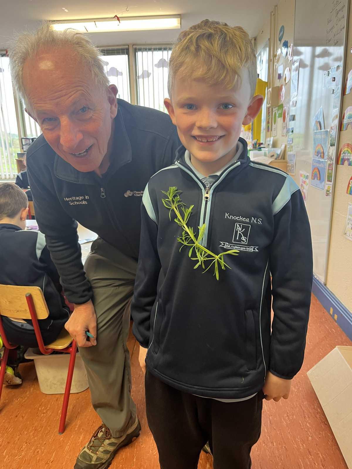 Geoff Hunt -Heritage in Schools Visit -WildFlowers 