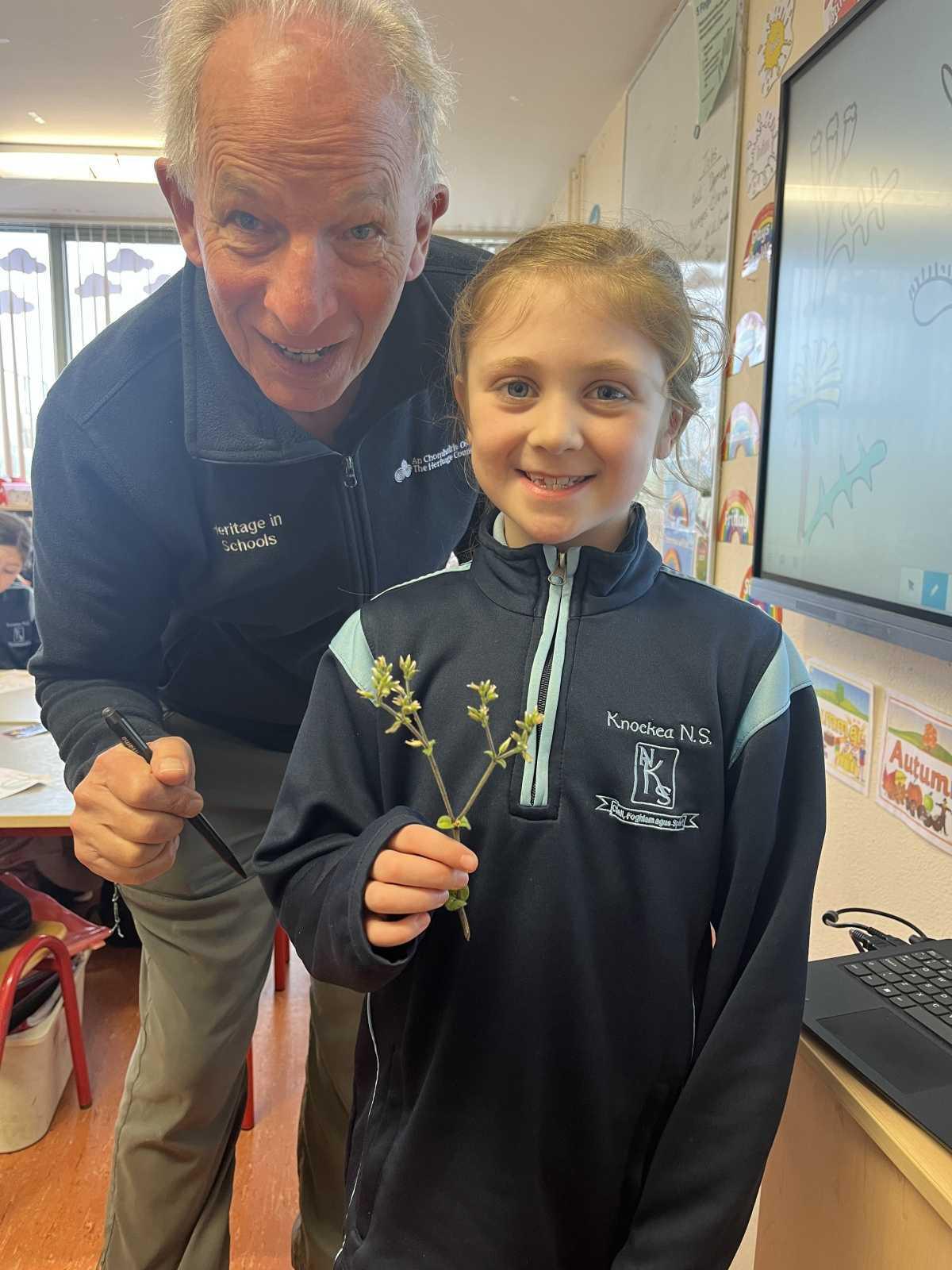 Geoff Hunt -Heritage in Schools Visit -WildFlowers 