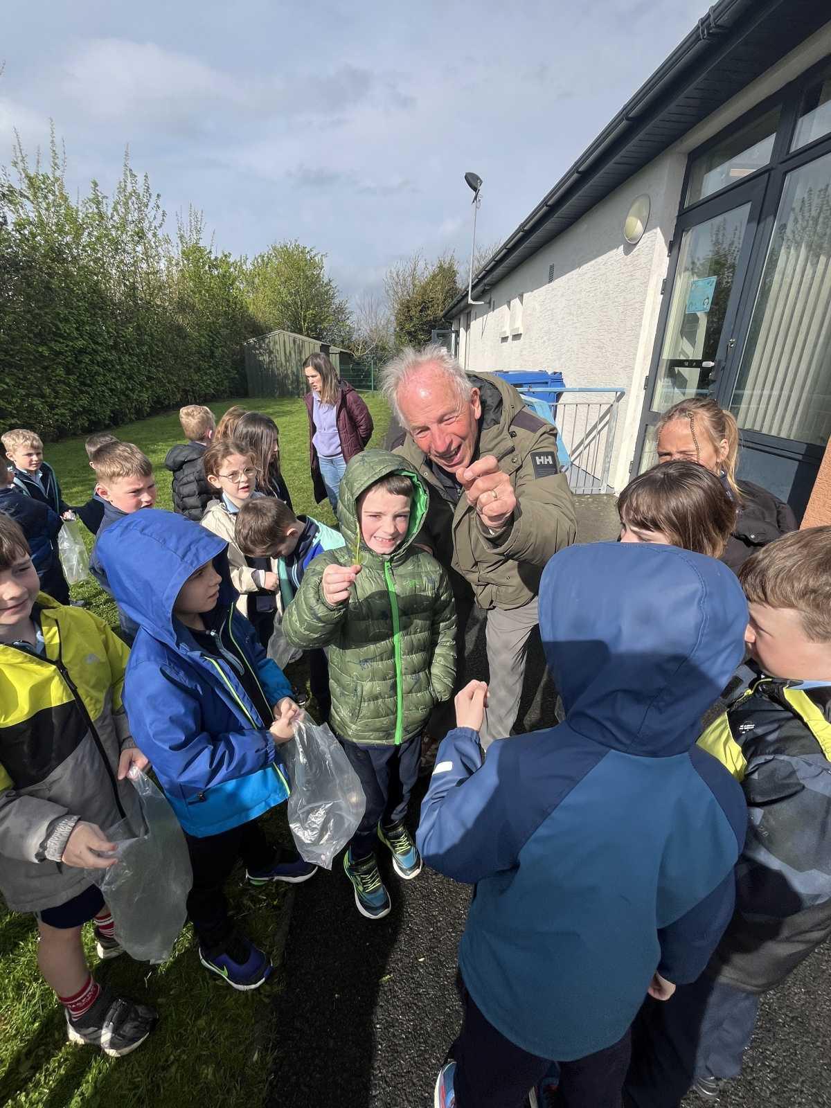 Geoff Hunt -Heritage in Schools Visit -WildFlowers 