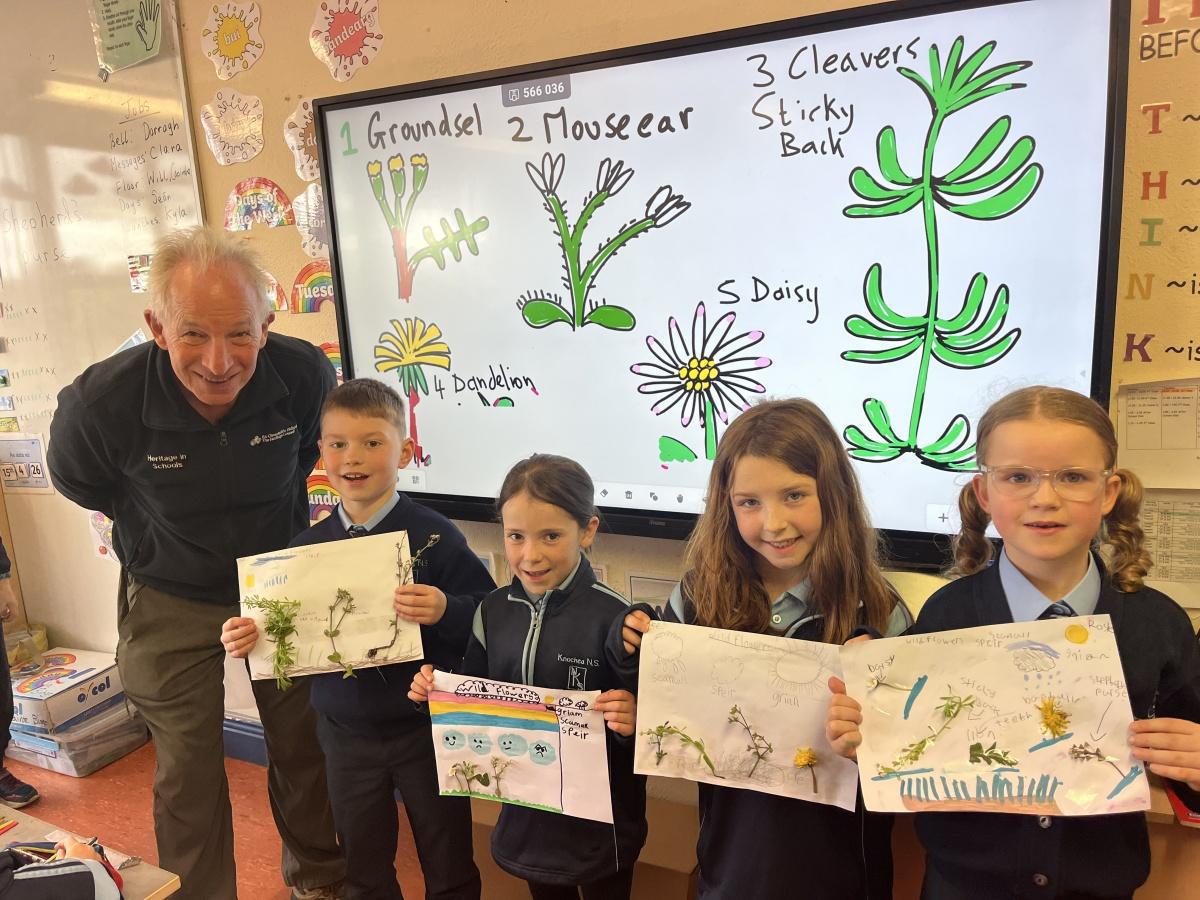 Geoff Hunt -Heritage in Schools Visit -WildFlowers 