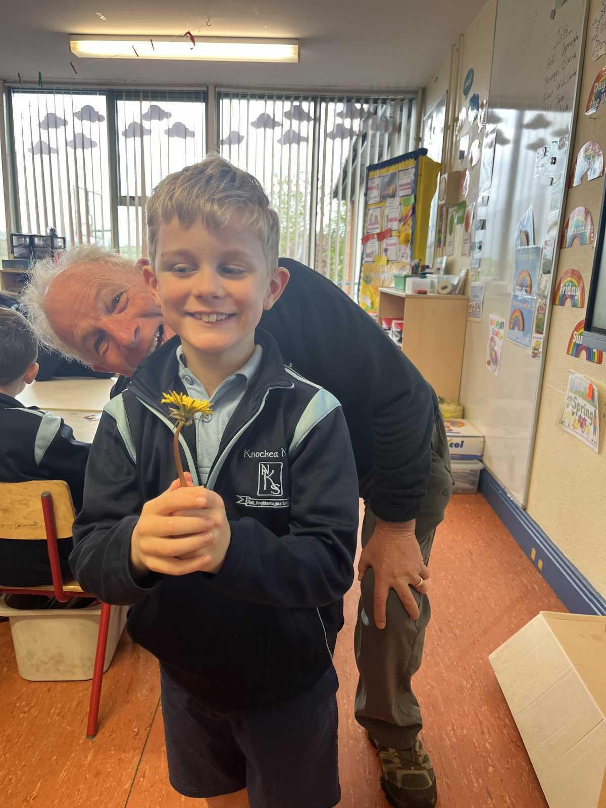 Geoff Hunt -Heritage in Schools Visit -WildFlowers 