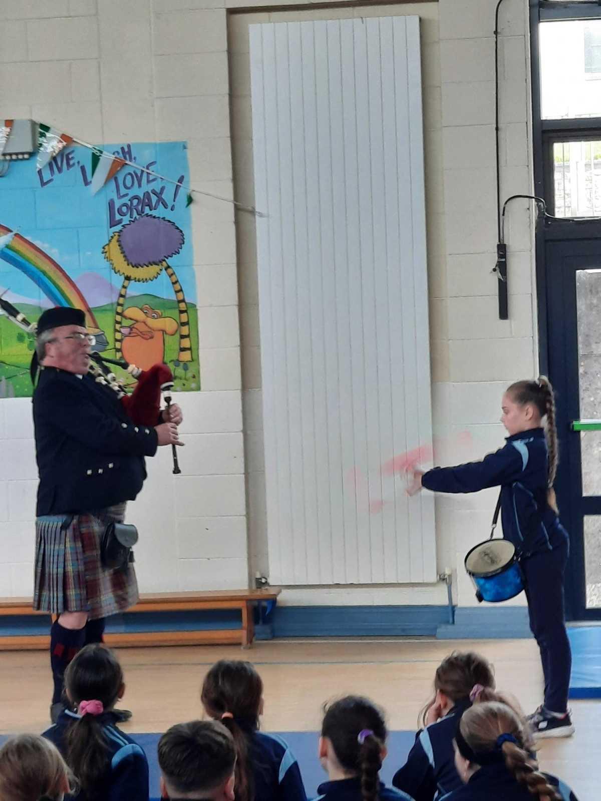 Philip from the City of Limerick Pipe Band 