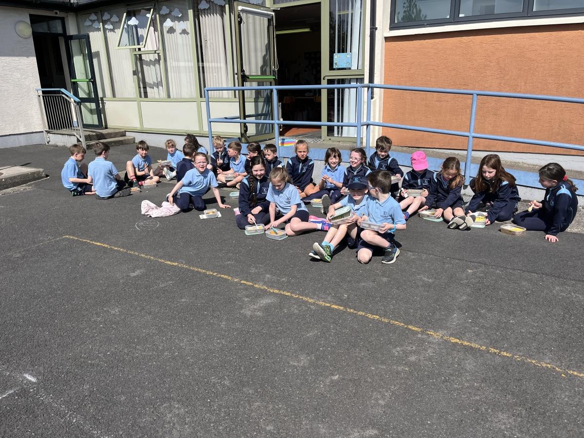 Lunch in the sun! 