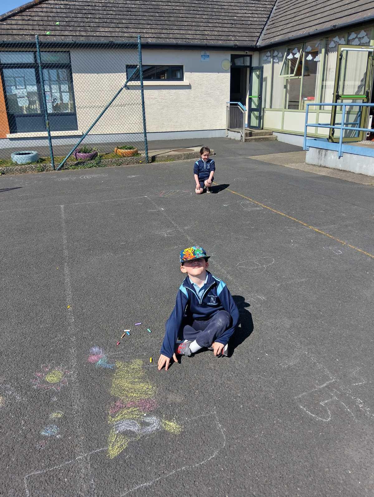 Art outside today!