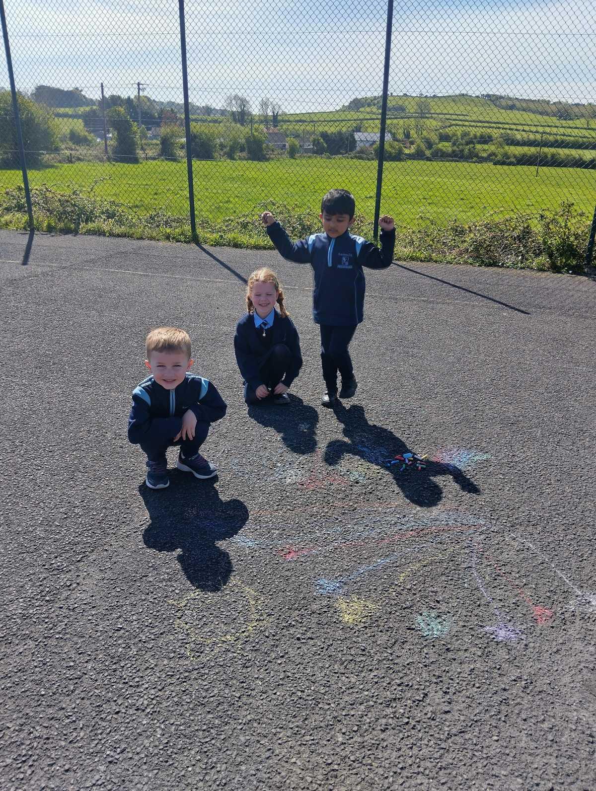 Art outside today!