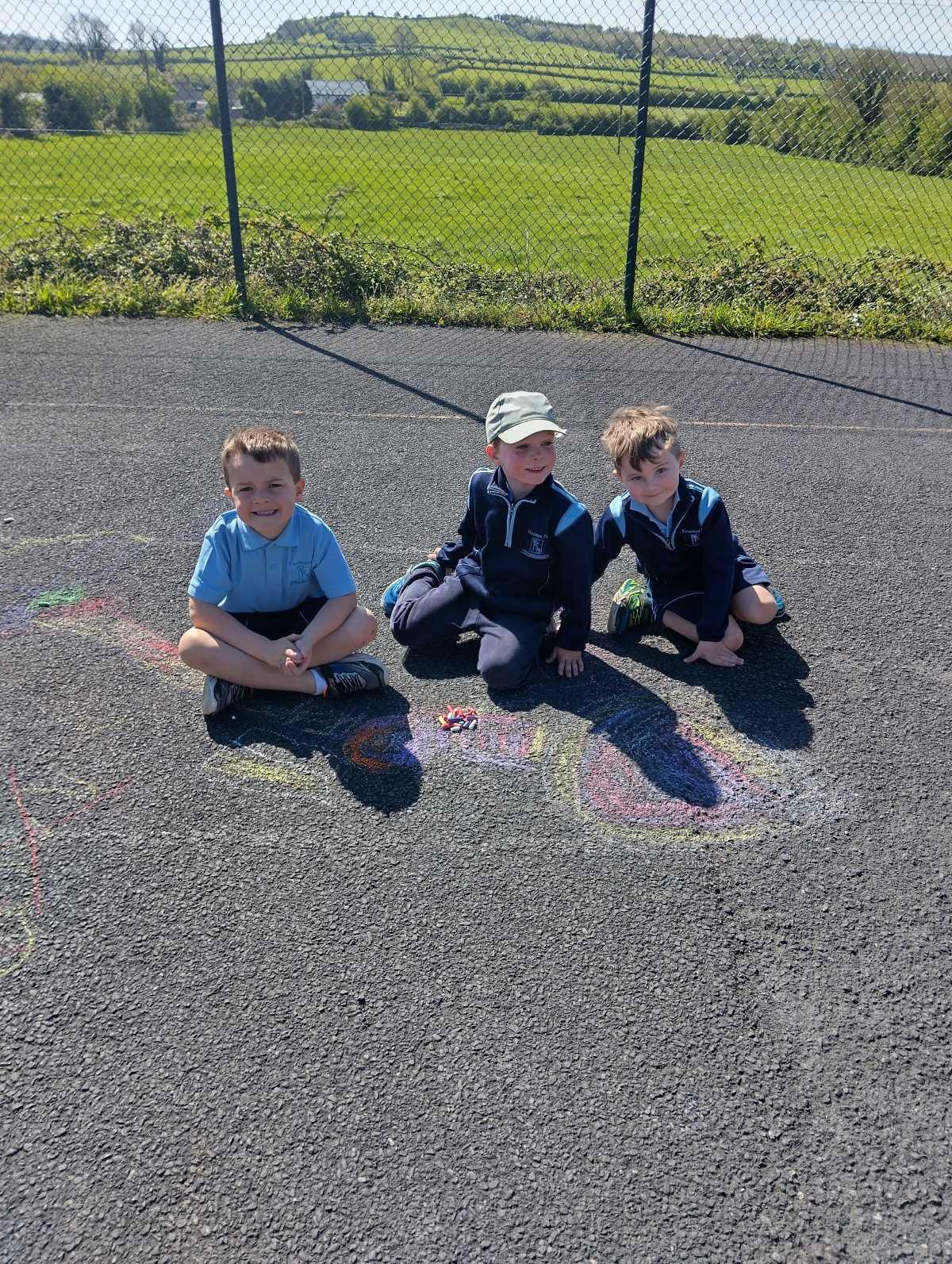 Art outside today!