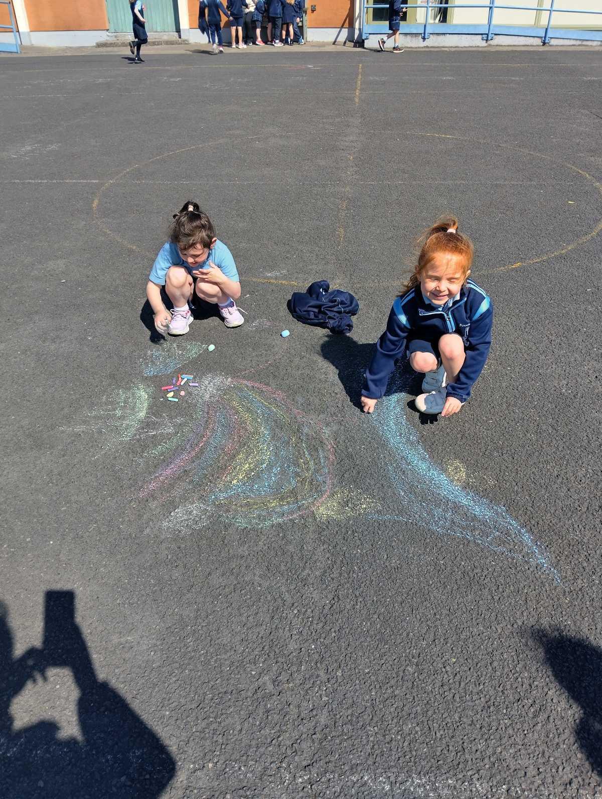 Art outside today!