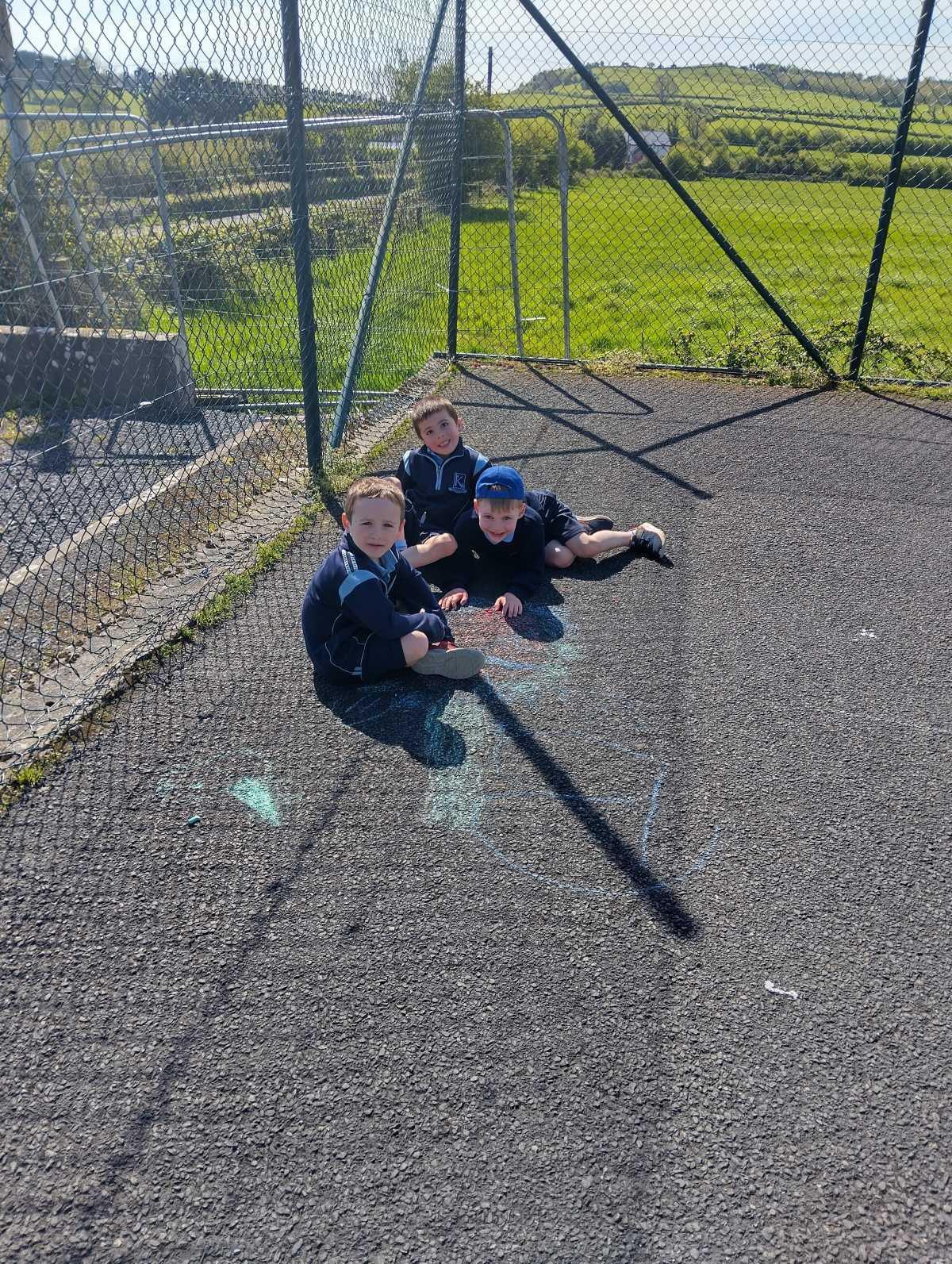Art outside today!