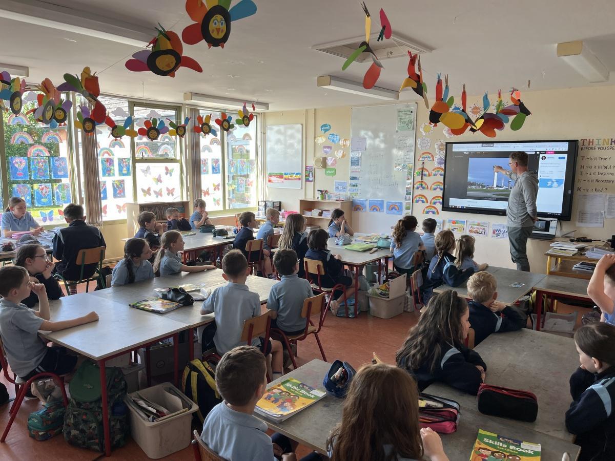 Visit from Andy Mullins 