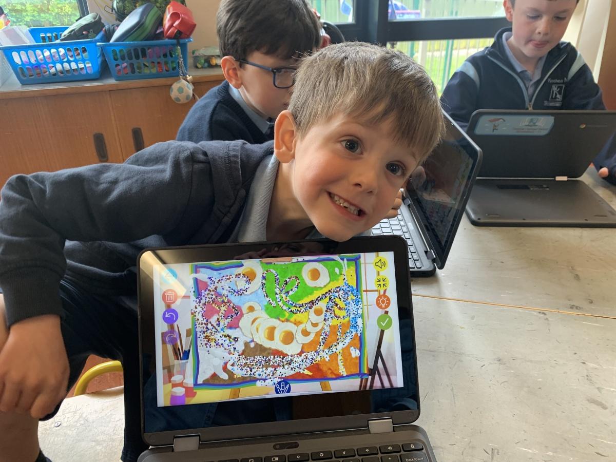 Chrome Book Painting !! Chrome Book Painting !!