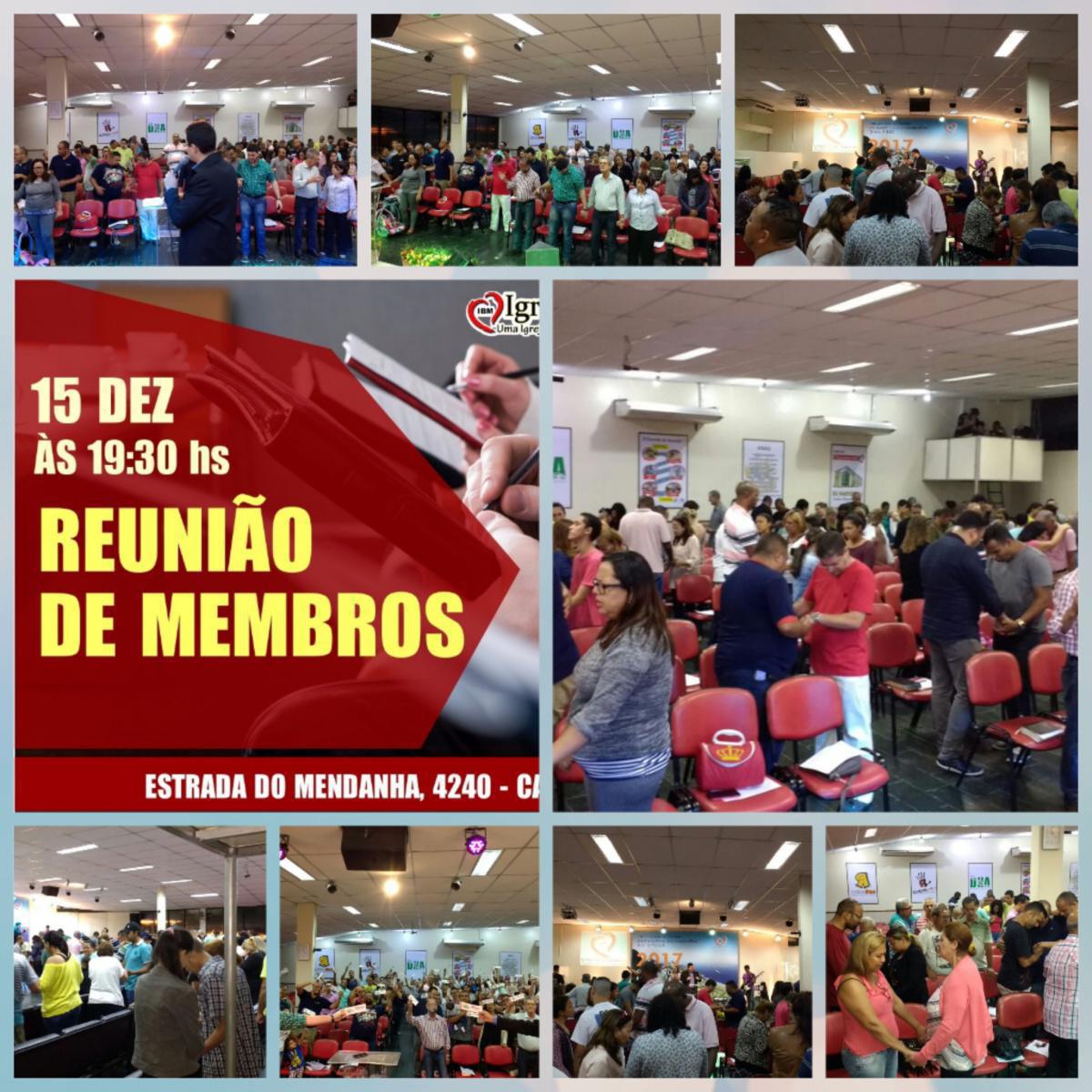 Reunião Geral de Membros Dez 16 - Setênio Reunião Geral de Membros Dez 16 - Setênio