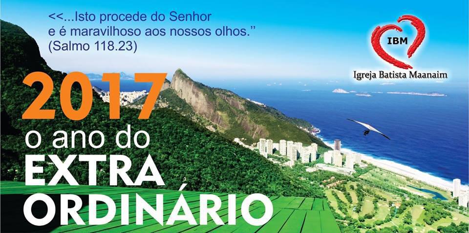 2017 : O Ano do Extraordinário 2017 : O Ano do Extraordinário