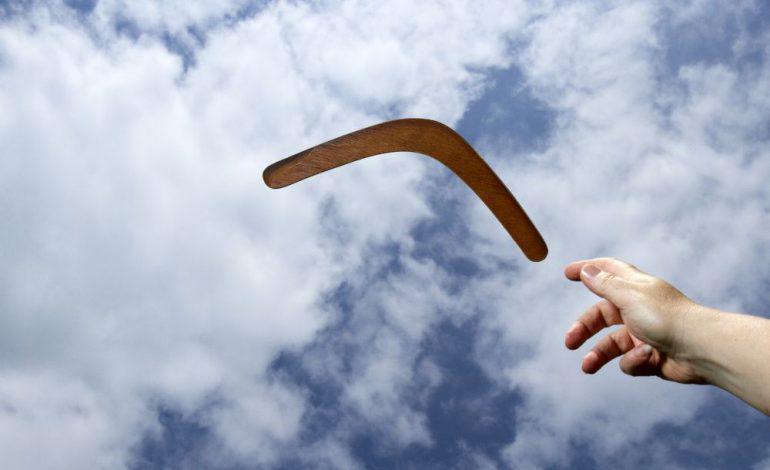 O EFEITO BUMERANGUE DA NOSSA OFERTA O EFEITO BUMERANGUE DA NOSSA OFERTA