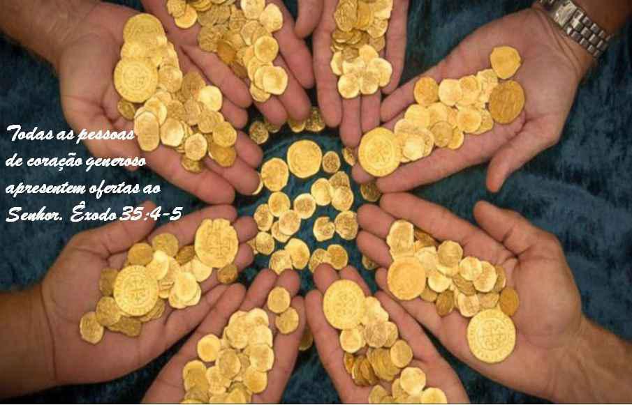 DEUS PEDE OFERTA AO POVO DEUS PEDE OFERTA AO POVO