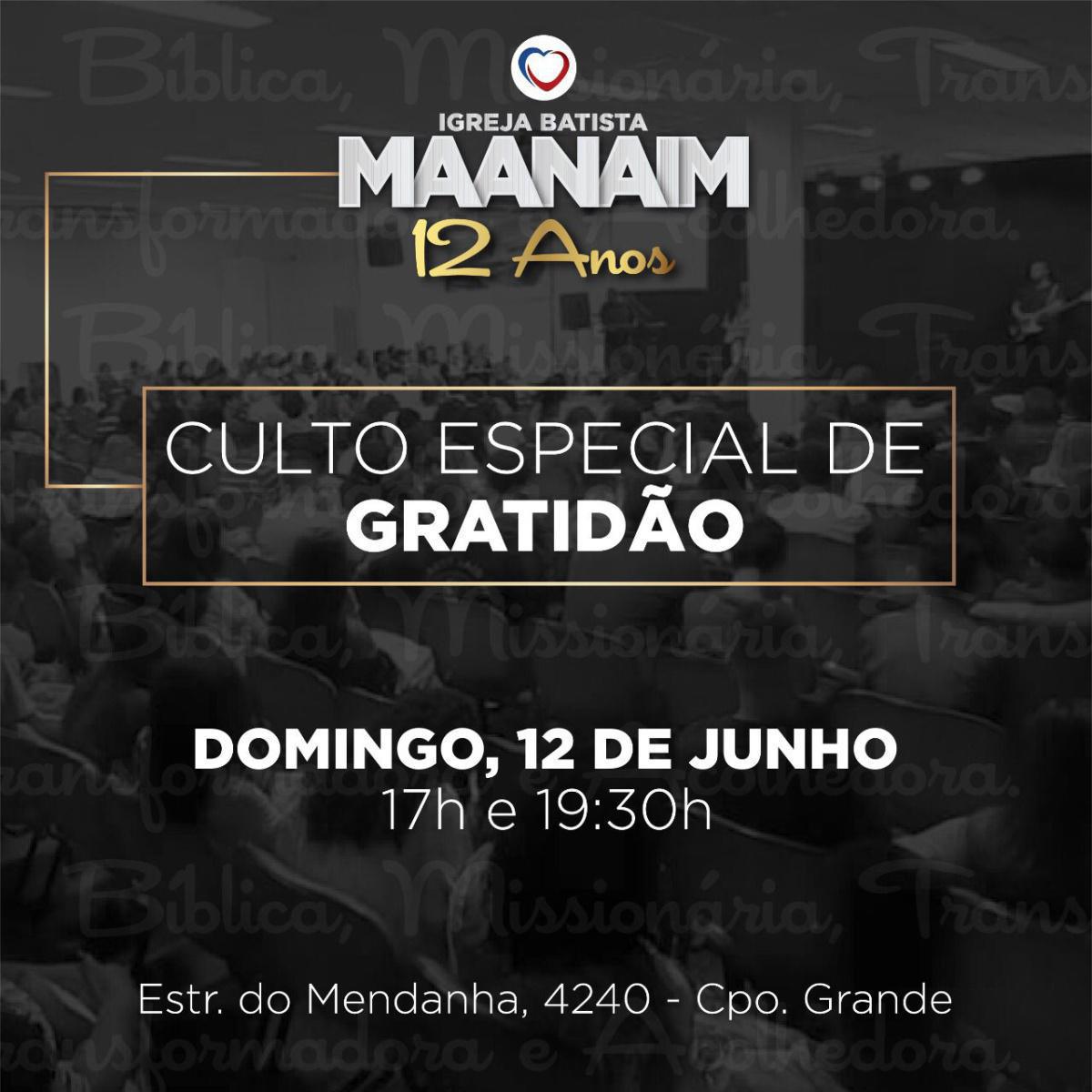 Maanaim 12 Anos Maanaim 12 Anos