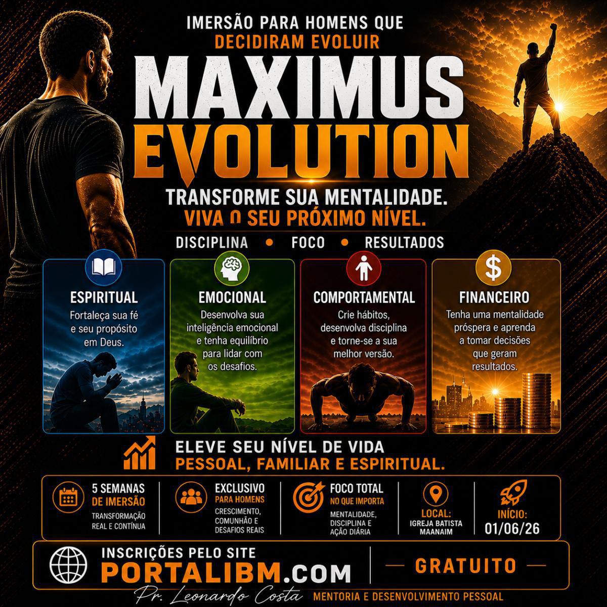 Inscreva-se - Máximus Evolution 