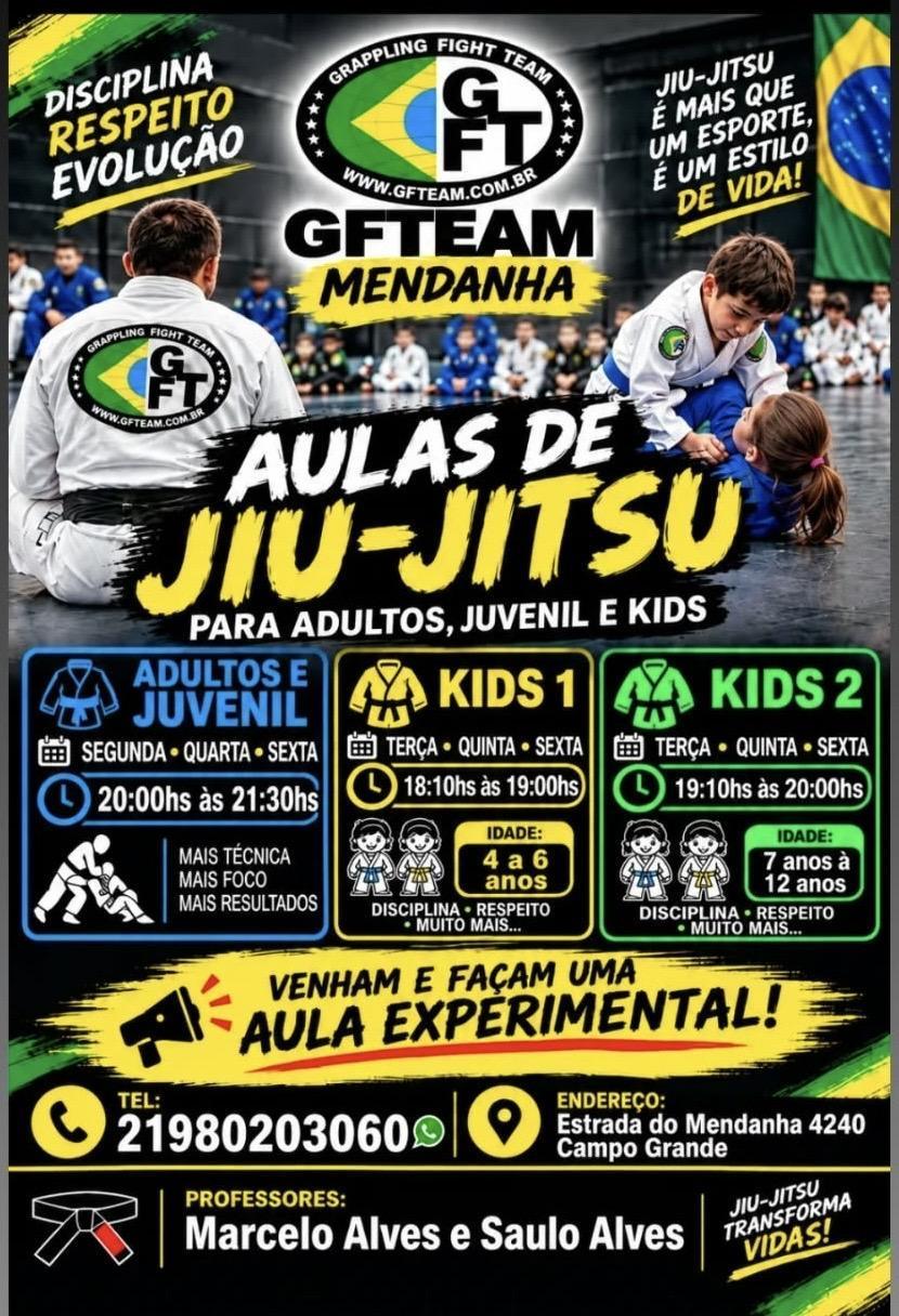 INSVREVA-SE PARA O JIUJITSU GFTEAM MENDANHA 