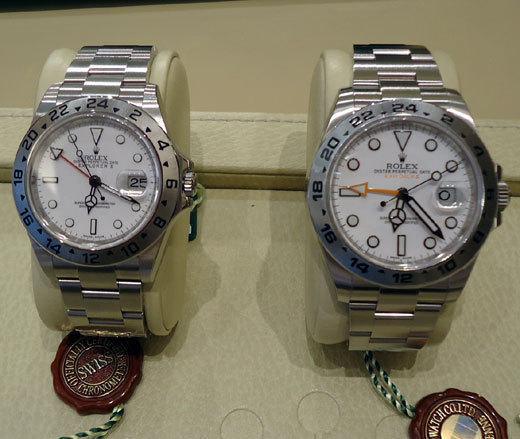 Rolex Explorer 2 vs Rolex Explorer 2 par Alexis Francis-Bœuf