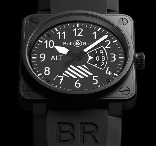 Bell \u0026 Ross BR01 Altimeter : du cockpit 