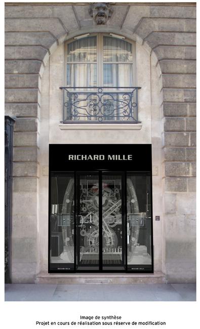 Richard Mille une boutique Place Vend me Paris pour l t