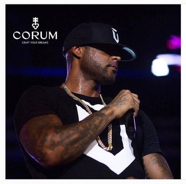 Booba nouvel ami de la marque Corum