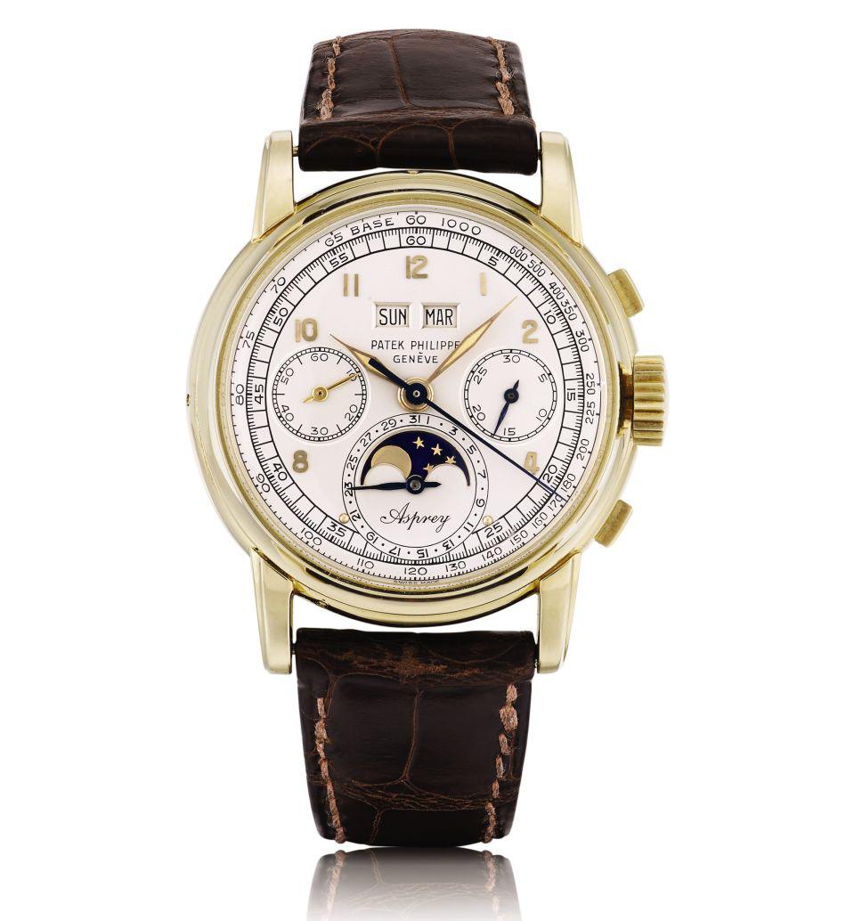 Vente aux enchères montre patek online philippe