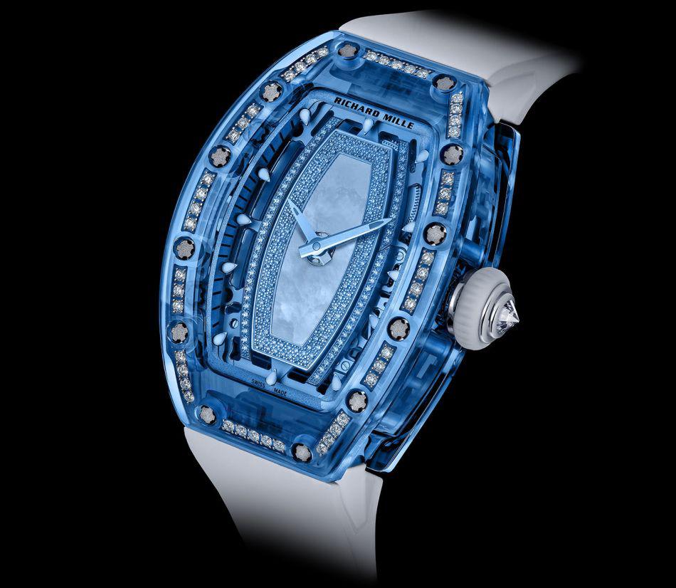 Richard Mille RM 07 02 saphir serti montre hautement technique