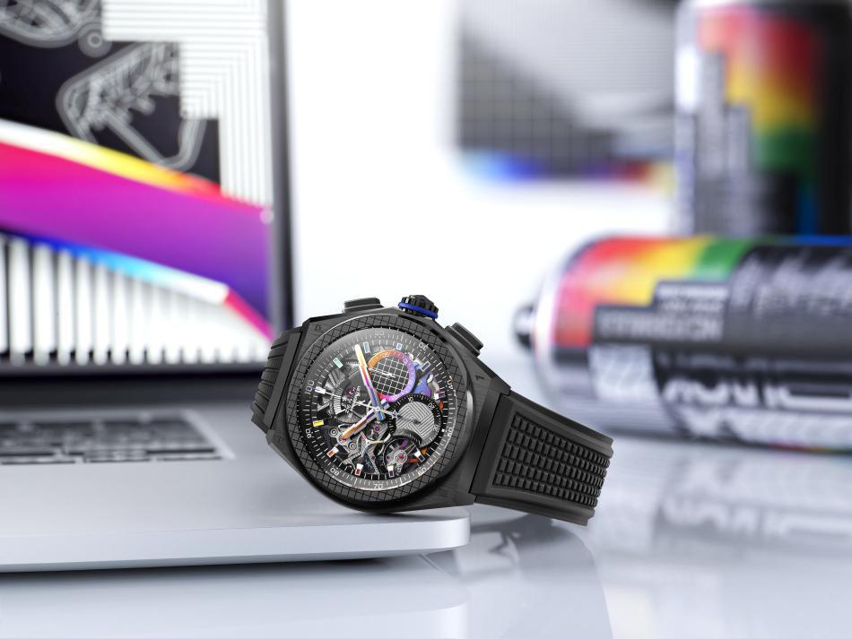 Zenith pousse les limites de la création horlogère avec l'artiste Felipe  Pantone | Monsieur