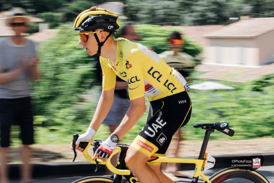 Richard Mille remporte le Tour de France au poignet de Tadej Poga ar