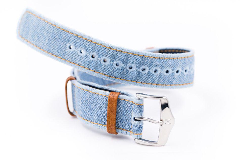 Nimes le bracelet Nato en jean de chez Hirsch