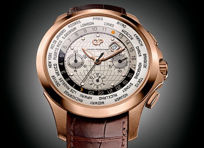 Girard Perregaux Traveller WW.TC or rose voyageuse au long cours