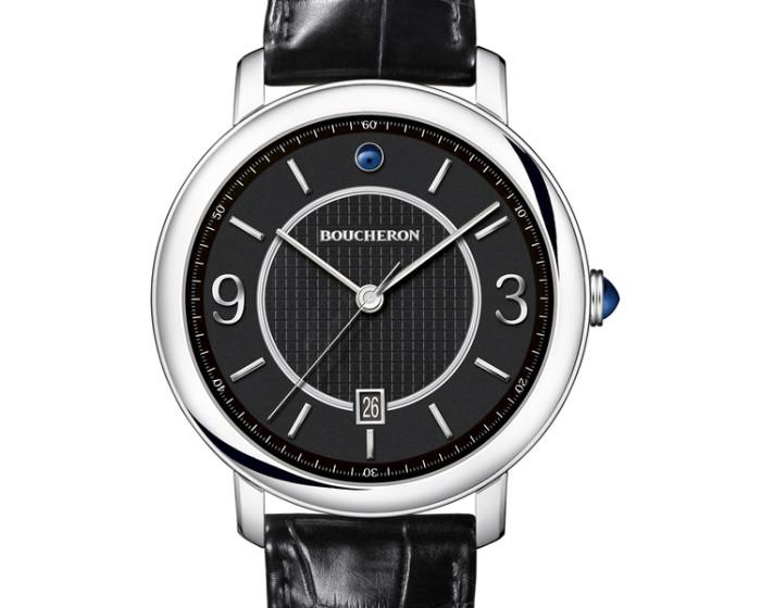 Boucheron Epure en acier une belle montre de joaillier