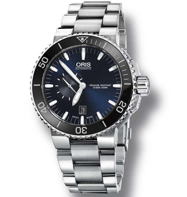 oris small seconds diver