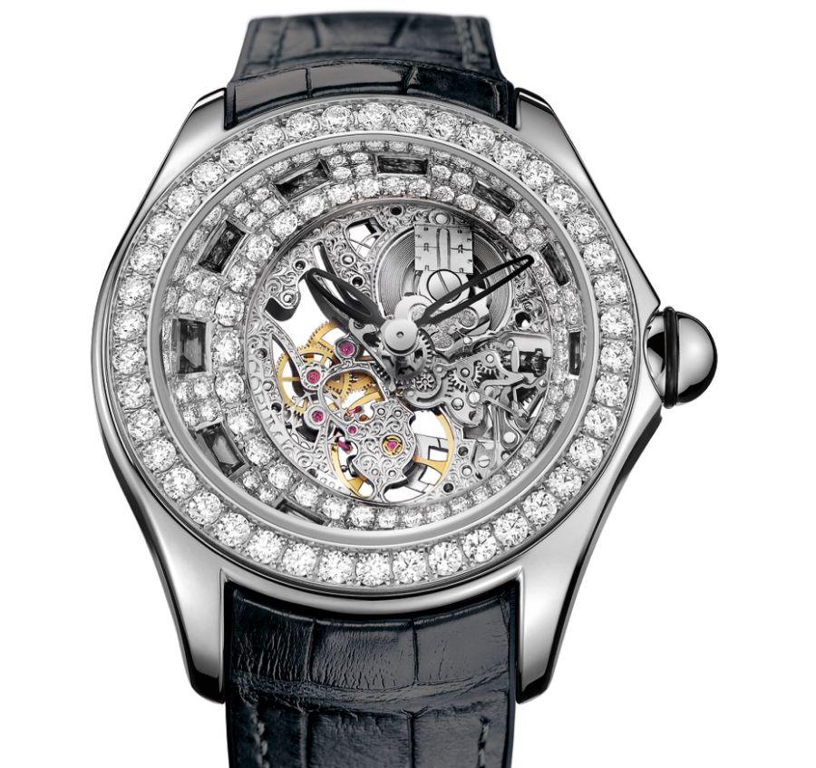 Corum Bubble High Jewellery Skeleton bulle de diams