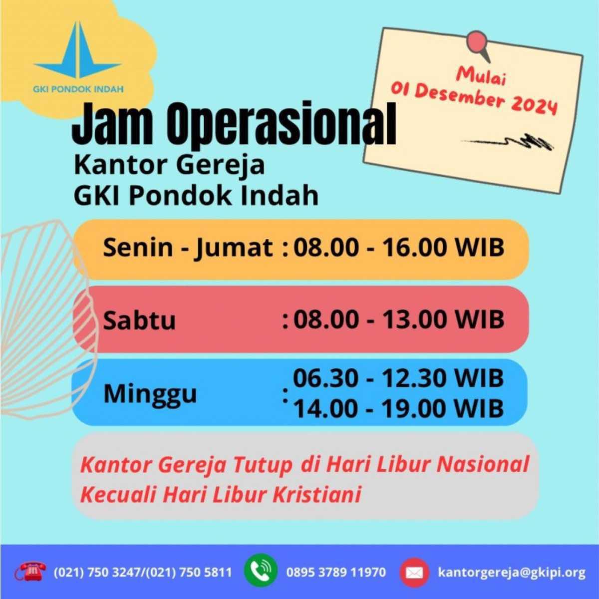 Libur Kantor Gereja Libur Kantor Gereja