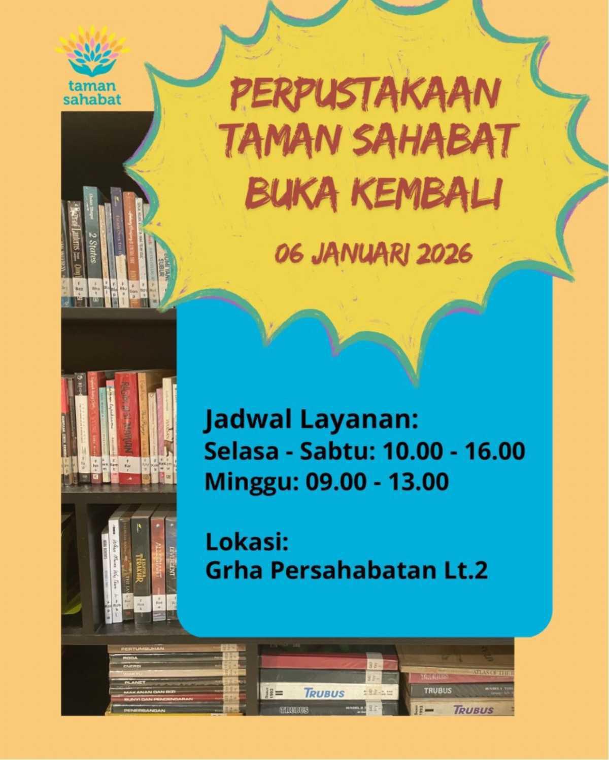 Taman Sahabat Buka Kembali