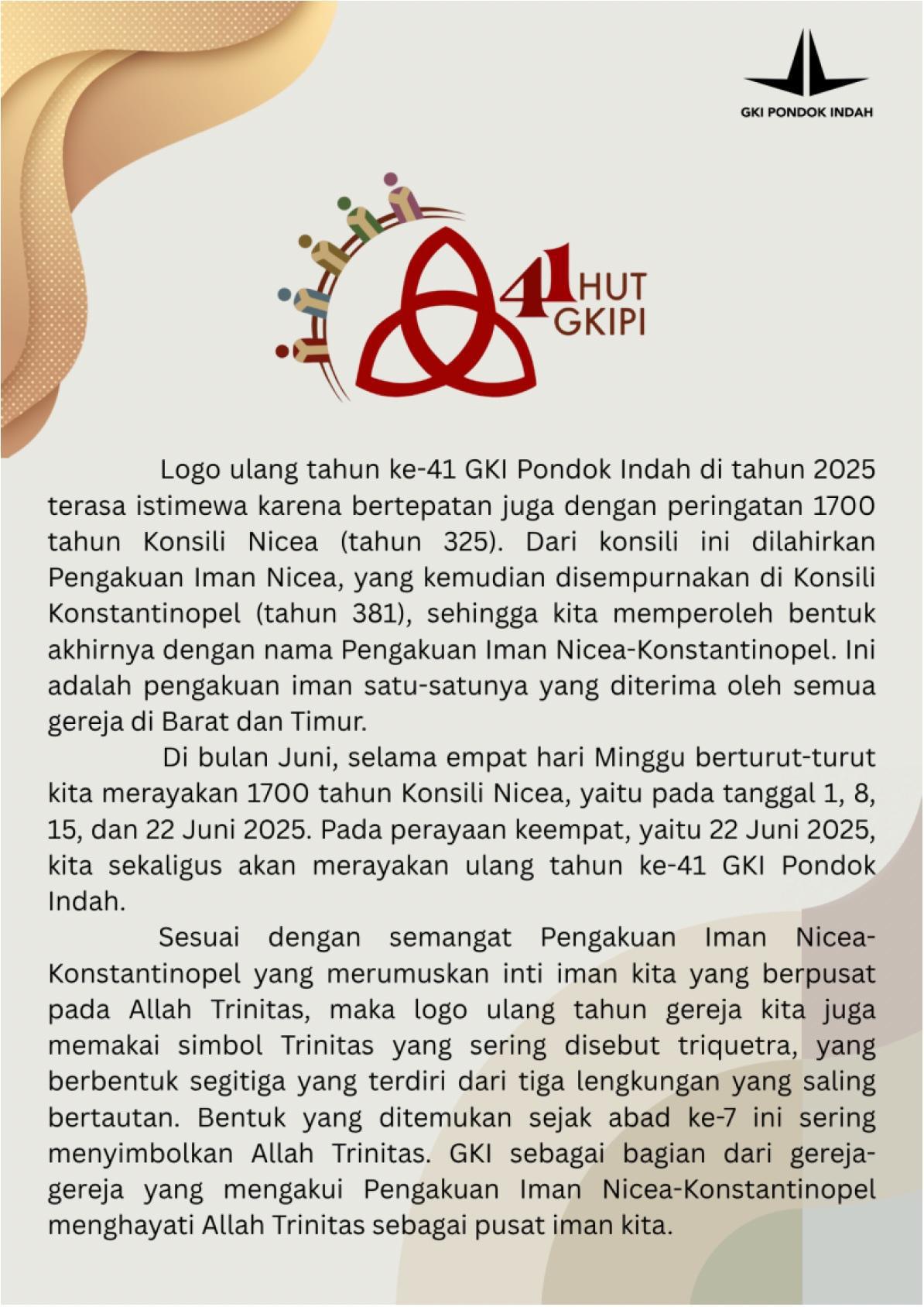 Logo HUT GKIPI ke-41