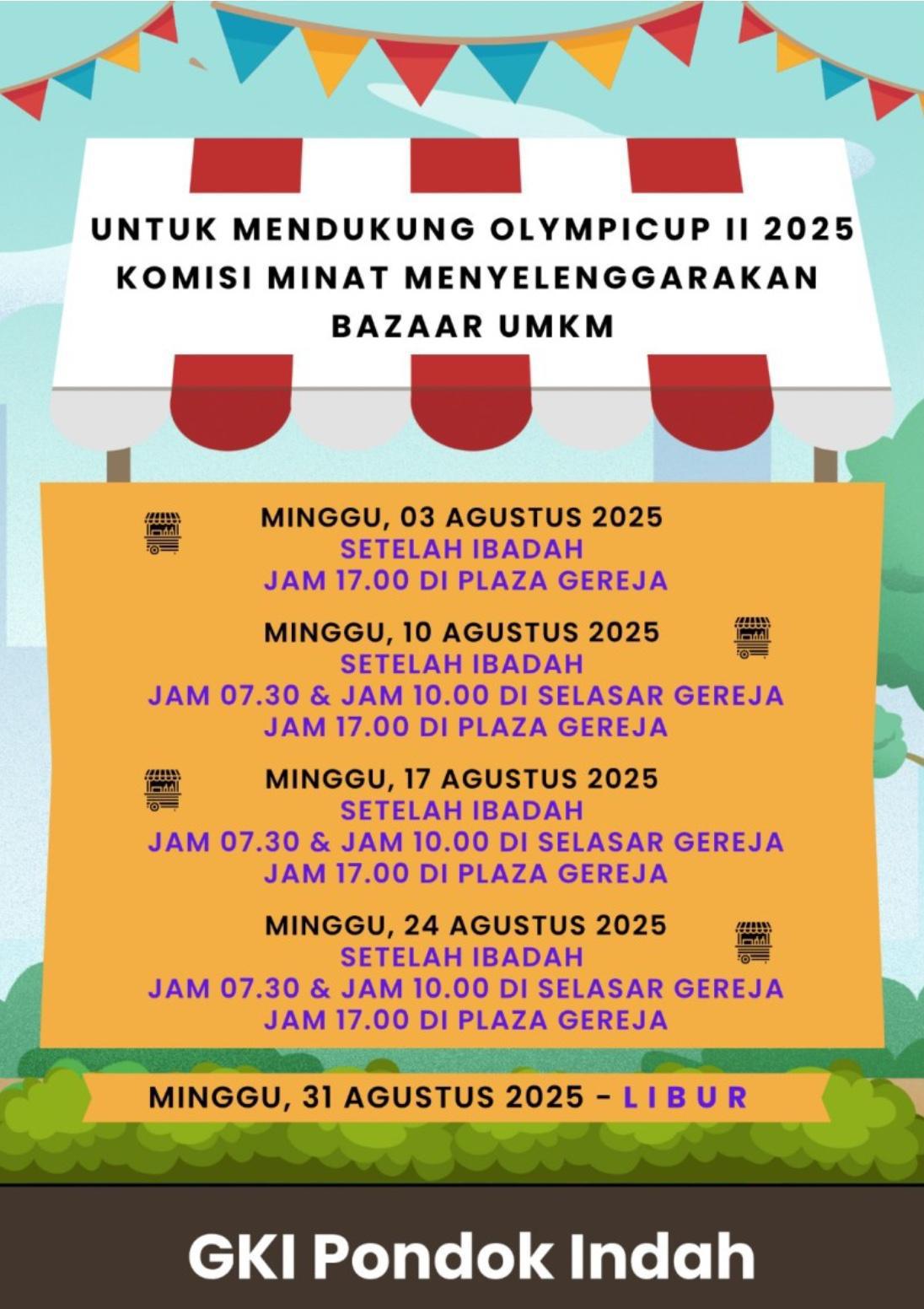 bazaar Mendukung Olympicup II 2025