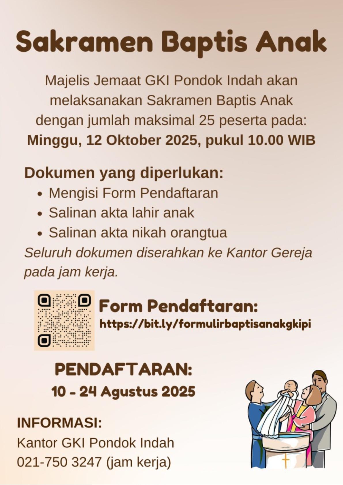 Sakramen Baptis Anak