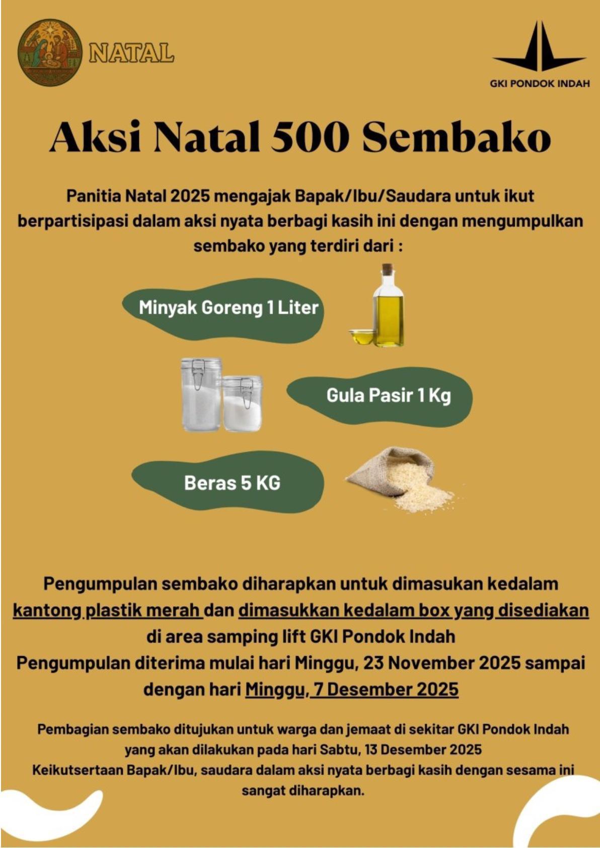 Aksi Sembako Natal 2025