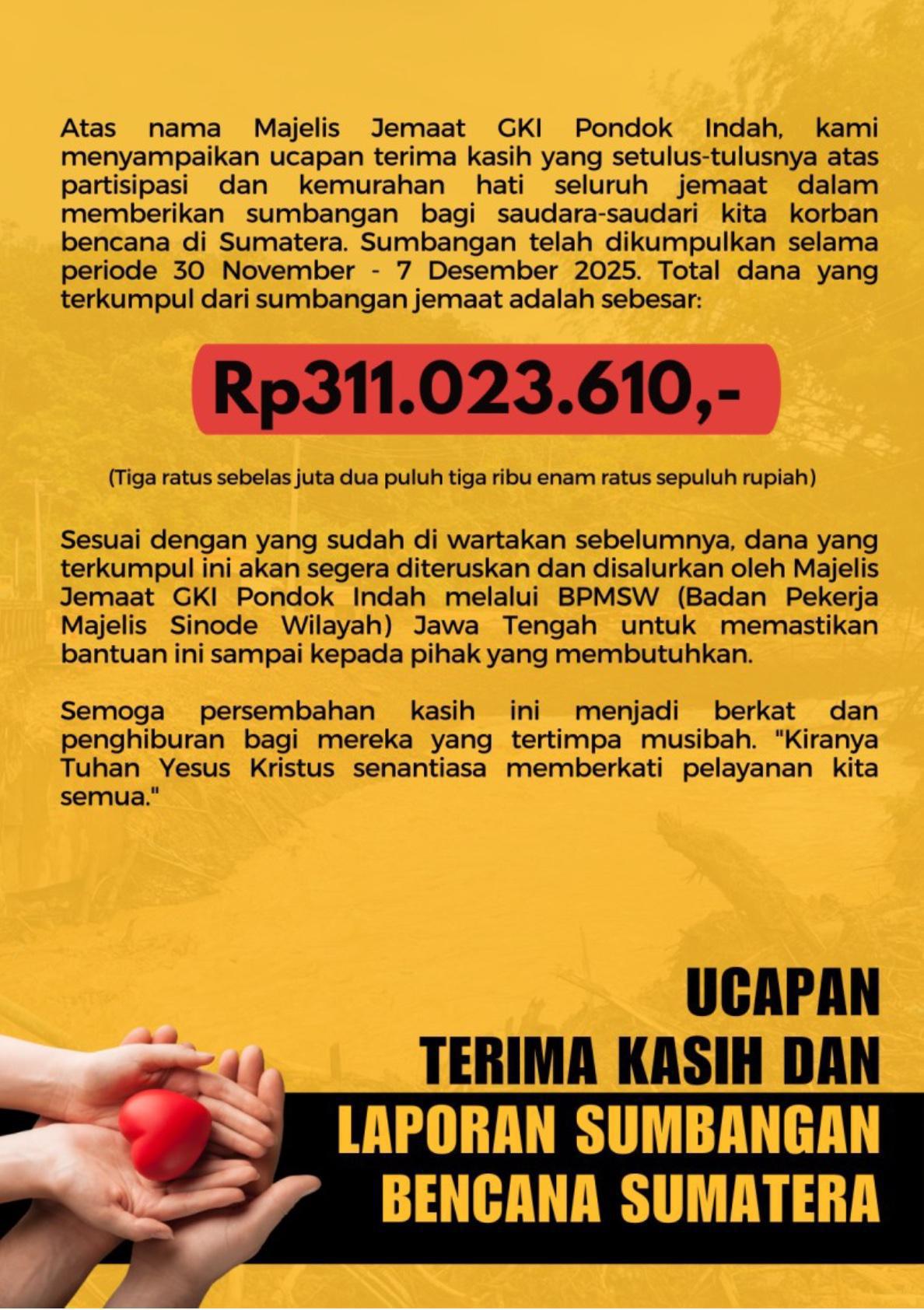 Bantuan Korban Bencana Sumatera