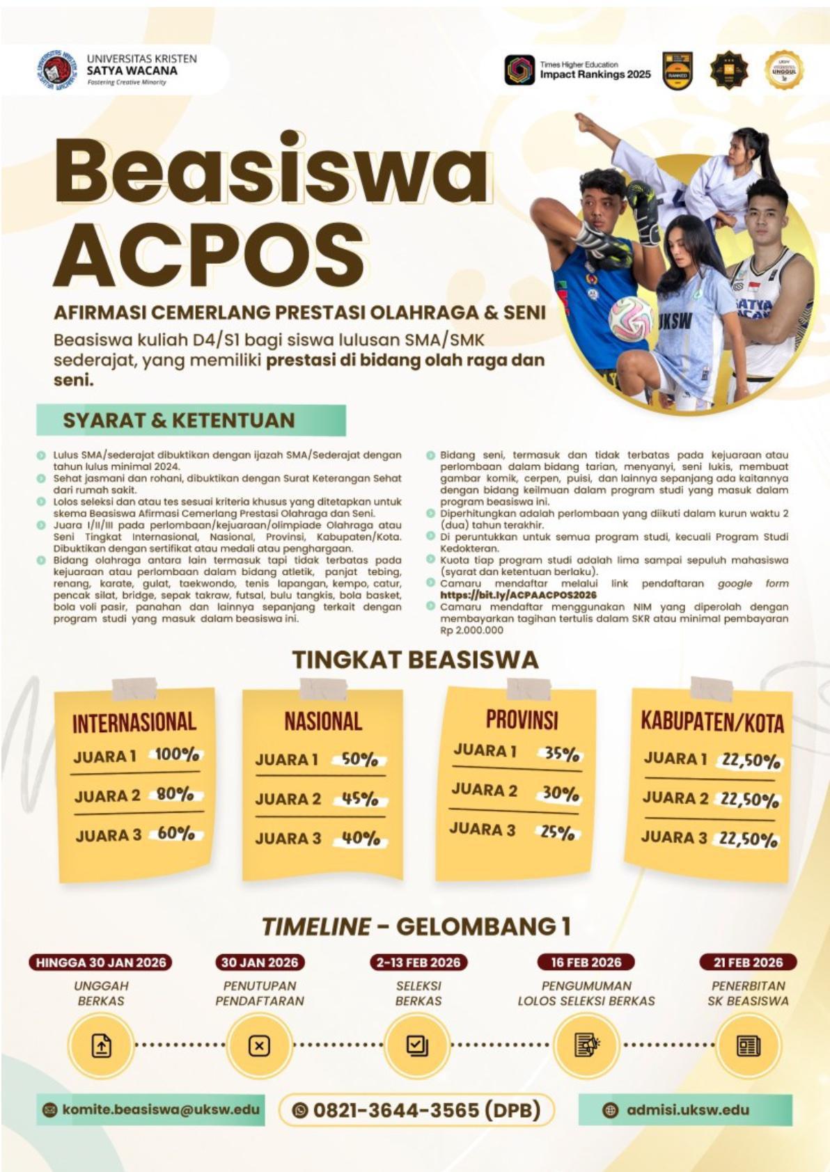 Beasiswa Satya Wacana