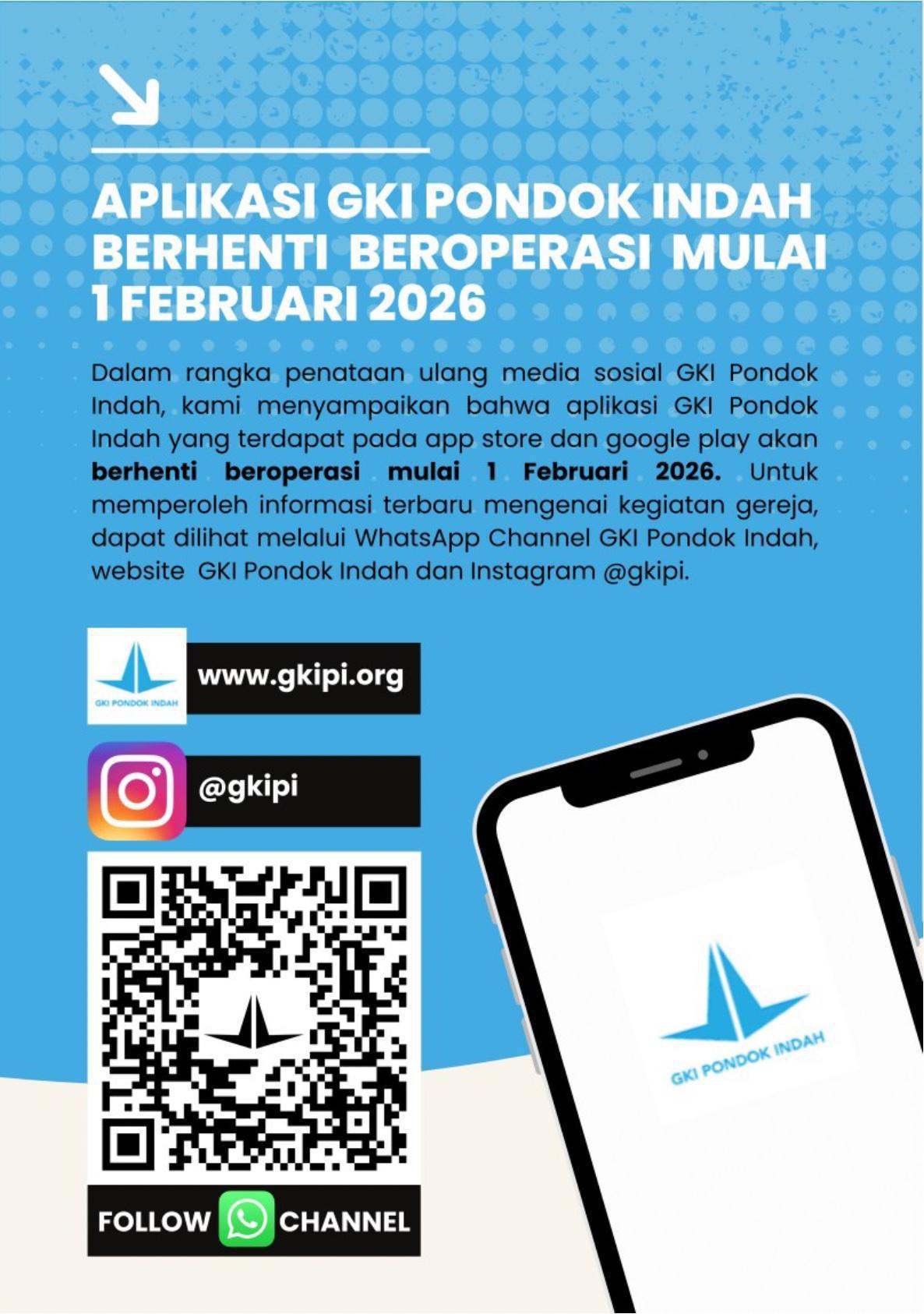 Mobile App GKI Pondok Indah