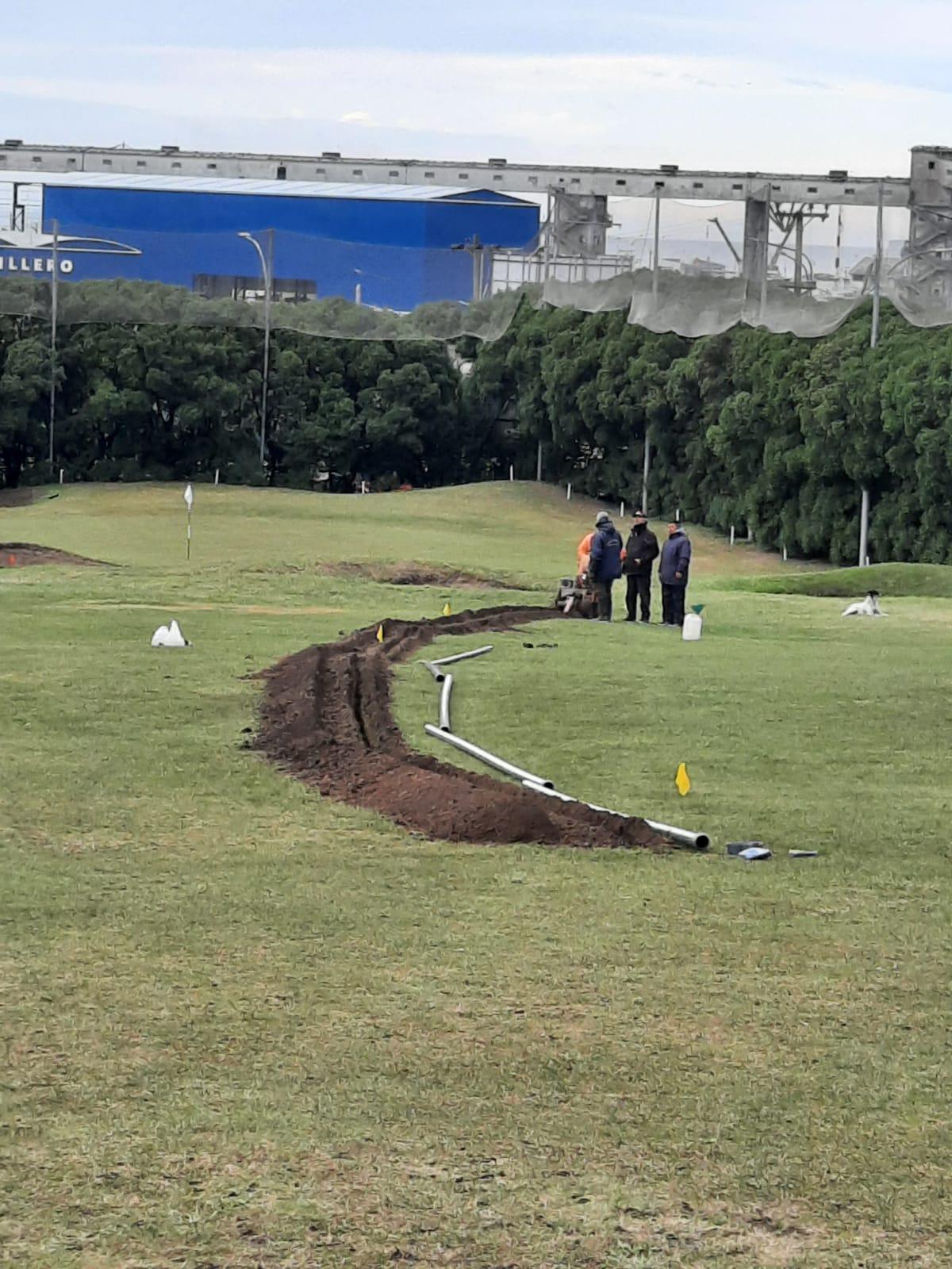 Obras de riego Cancha Vieja