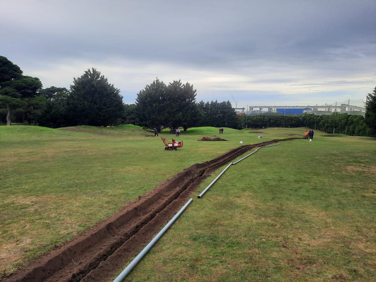 Obras de riego Cancha Vieja