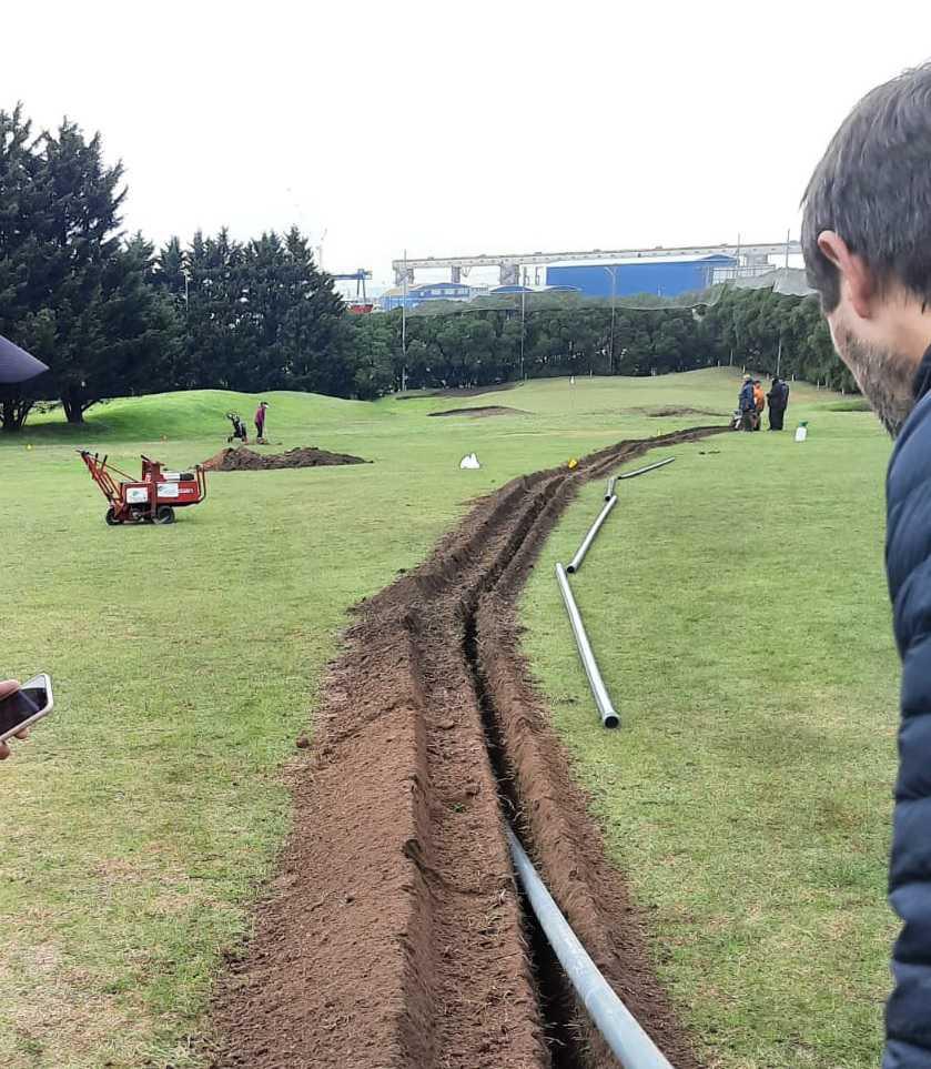 Obras de riego Cancha Vieja