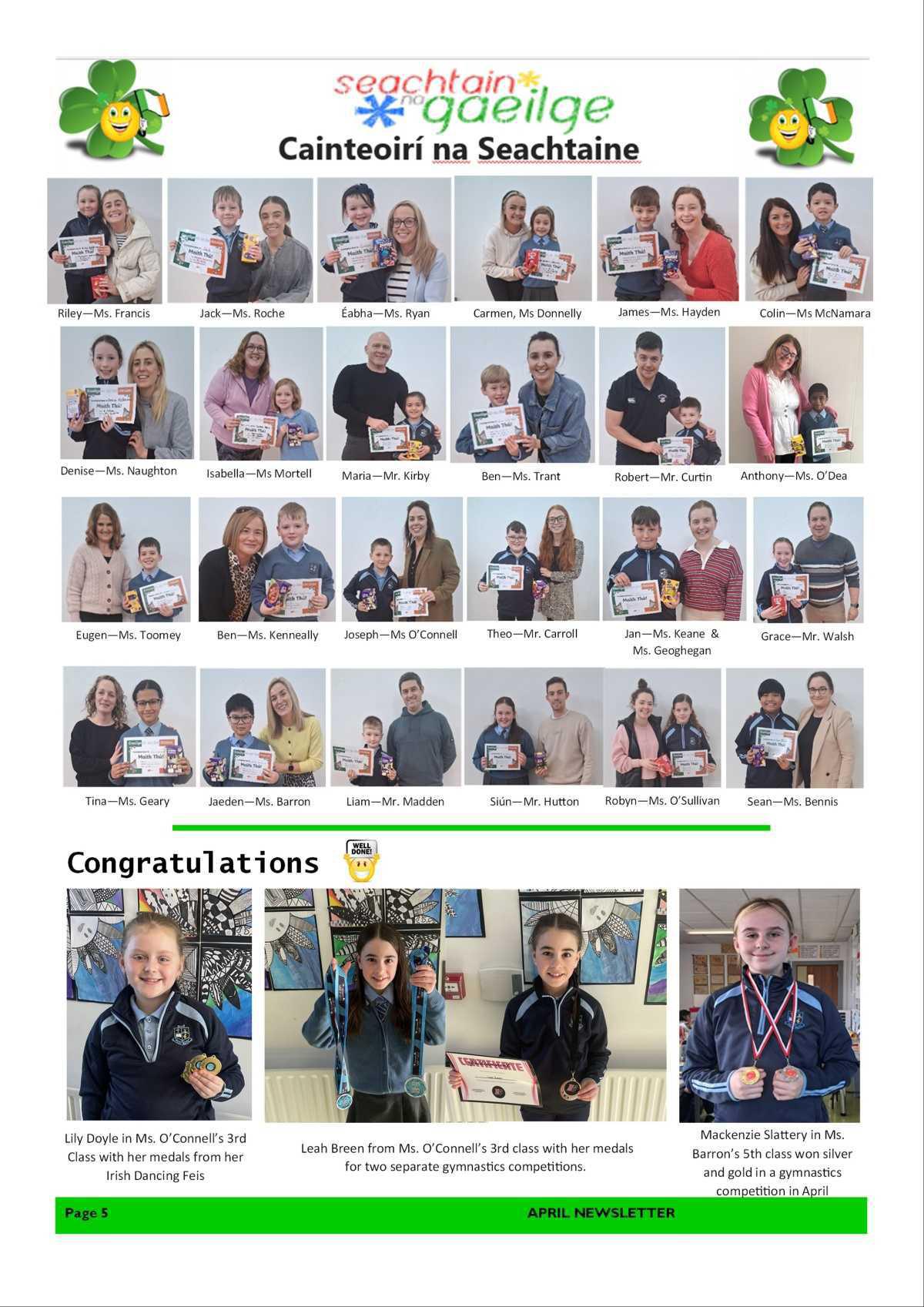 April Newsletter