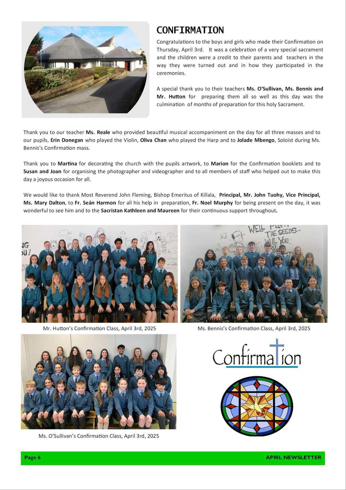 April Newsletter