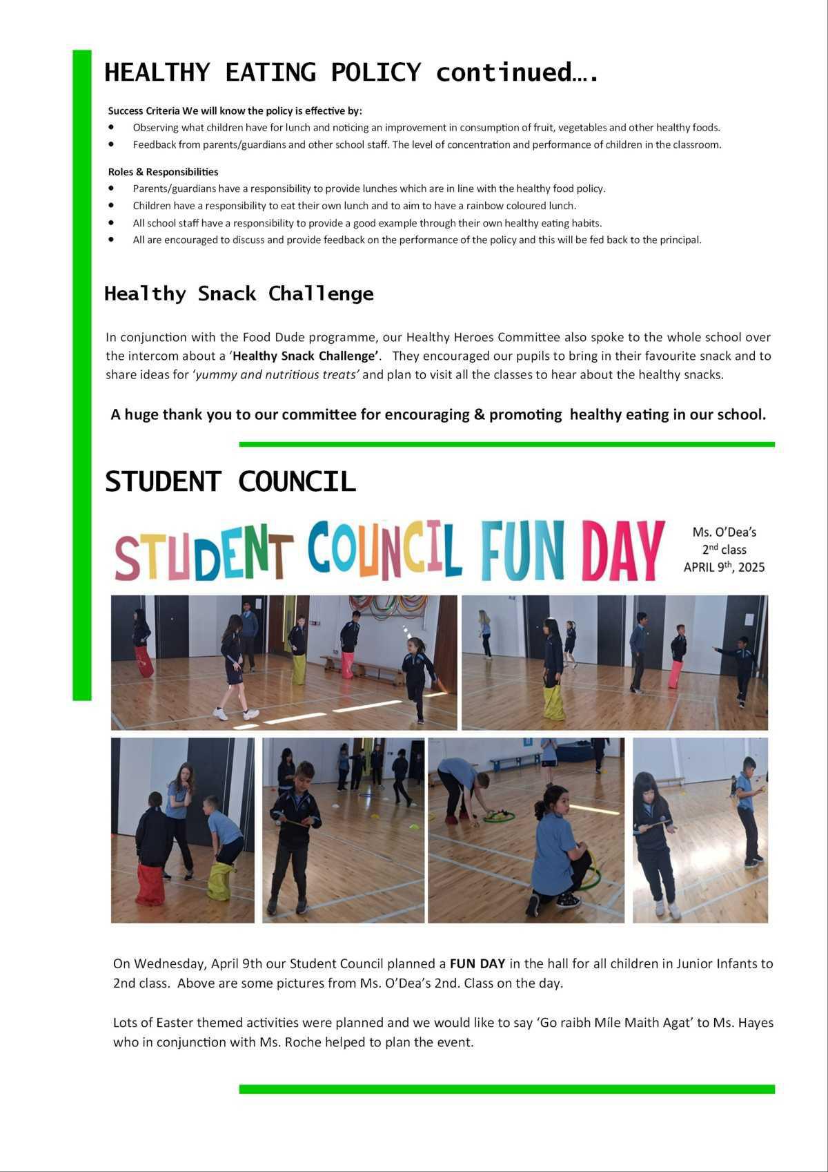 April Newsletter